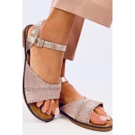 Mollies Champagne women's sandals - Inello pink 1