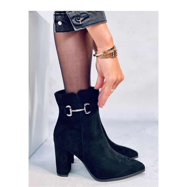 Mahoni Black suede ankle boots 2