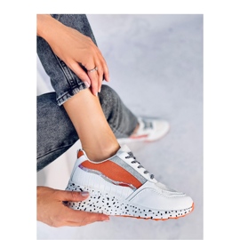 Milano Orange women's sports shoes - Inello white 1 Milano Orange women's sports shoes - Inello white 1