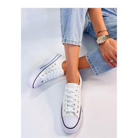 Classic women's sneakers Fargis White - Inello 1