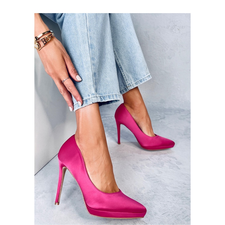 Fuchsia stiletto pumps pink 1