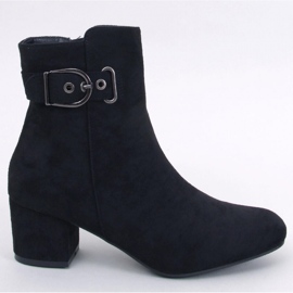 Lanne Black low-heeled ankle boots - Inello 1