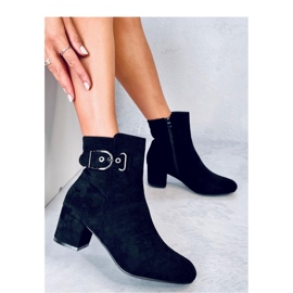 Lanne Black low-heeled ankle boots - Inello 2