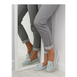 Women's Blue Moccasins 2