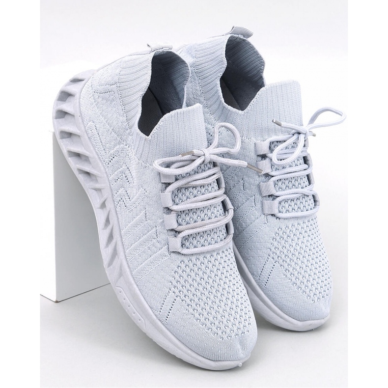 Gray sock sports shoes grey 1 Gray sock sports shoes grey 1