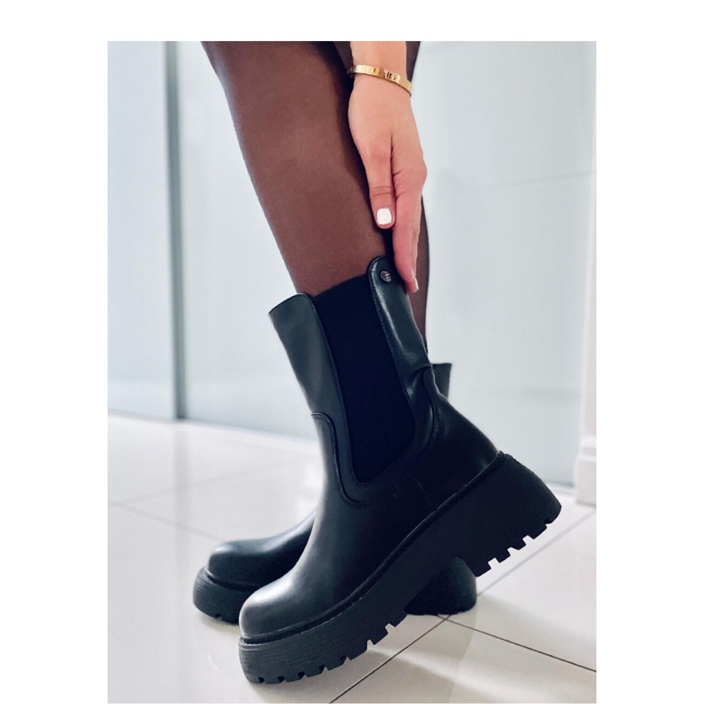 High-top Chelsea boots Black 2