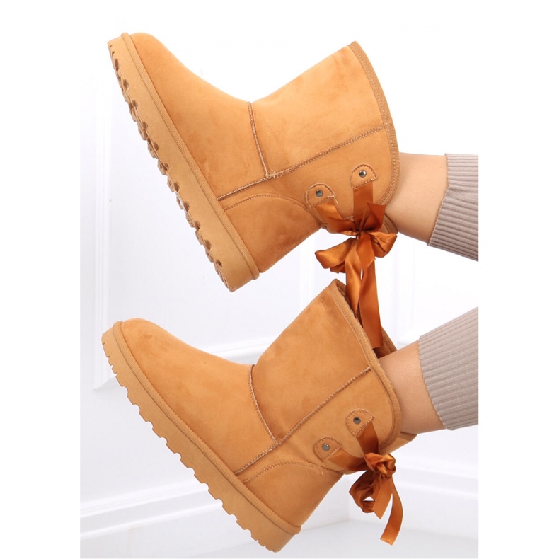 Emus snow boots with bows Stella Camel - Inello brown 2