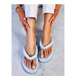 Blue Women's Flip Flops 1