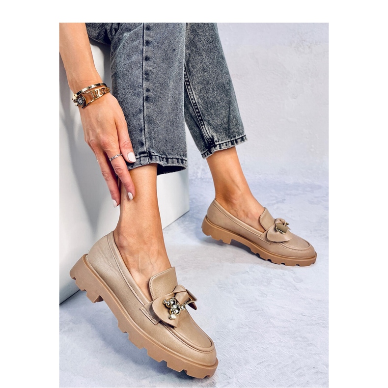 Khaki golden teddy bear moccasins brown 1