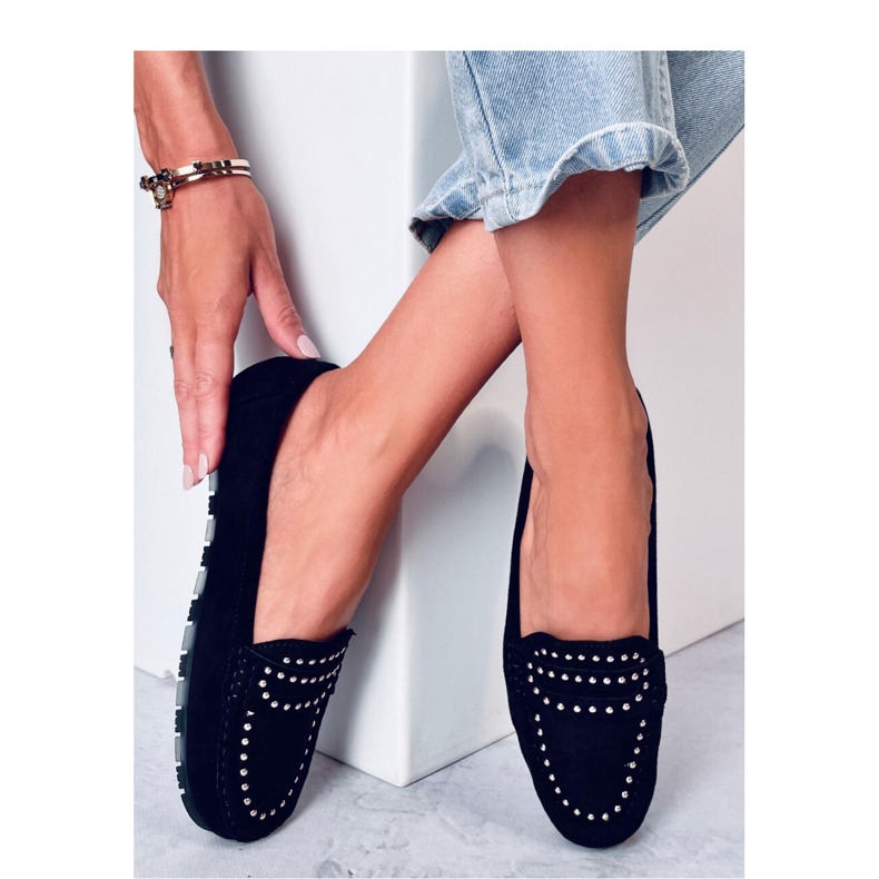 Women's moccasins Black 1 Women's moccasins Black 1