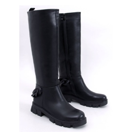 Women's boots with chain Guest Black - Inello 1