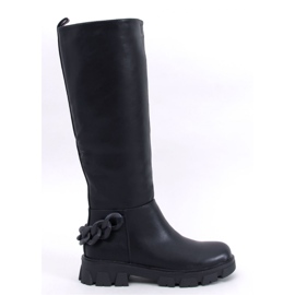 Women's boots with chain Guest Black - Inello 2