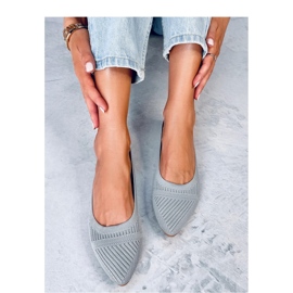 Gray woven ballet flats grey 1