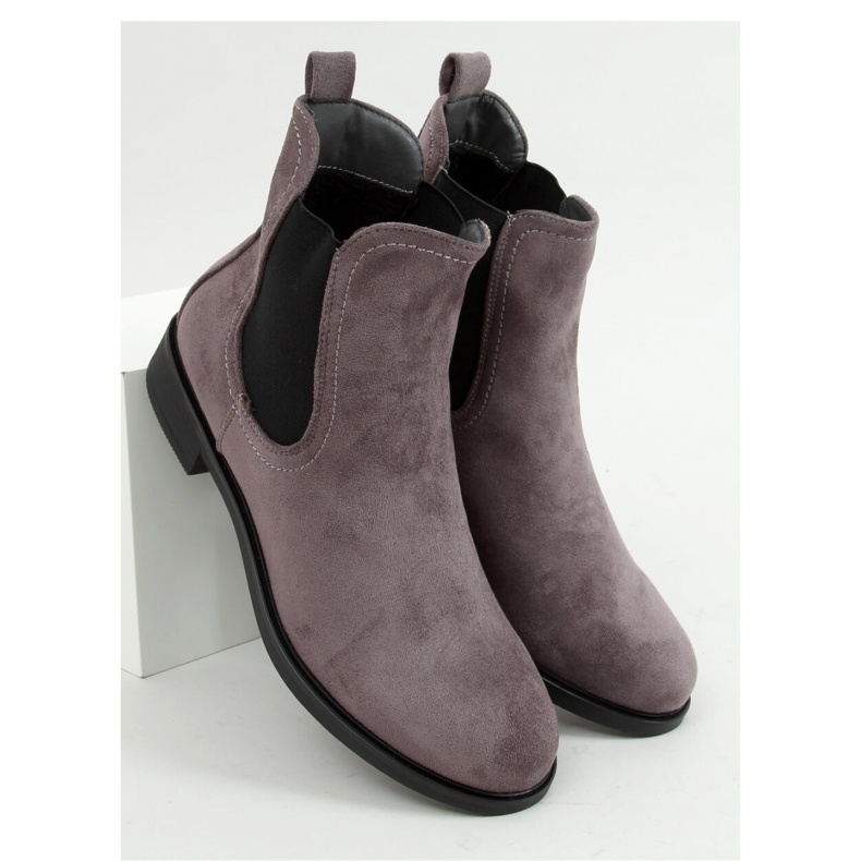Classic gray women's Chelsea boots MR-9 Gray - Inello grey 1