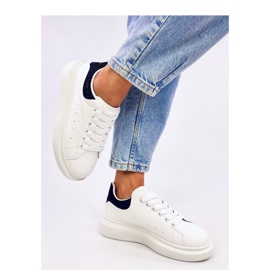 White black platform sneakers 1