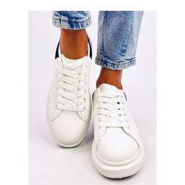 White black platform sneakers 2