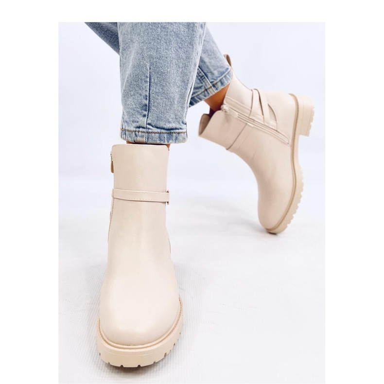 Classic women's Beige Chelsea boots 2 Classic women's Beige Chelsea boots 2
