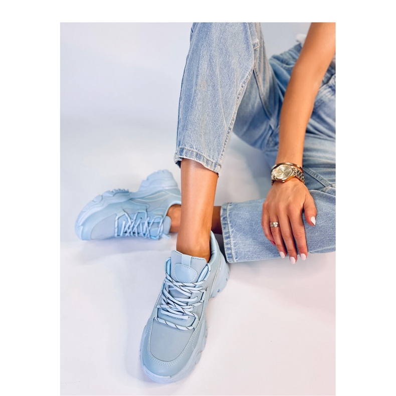 Bains Blue wedge sneakers - Inello 2