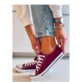 Women's classic sneakers Wine red 1