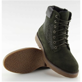 Green women's trappers HQ896 Green 2