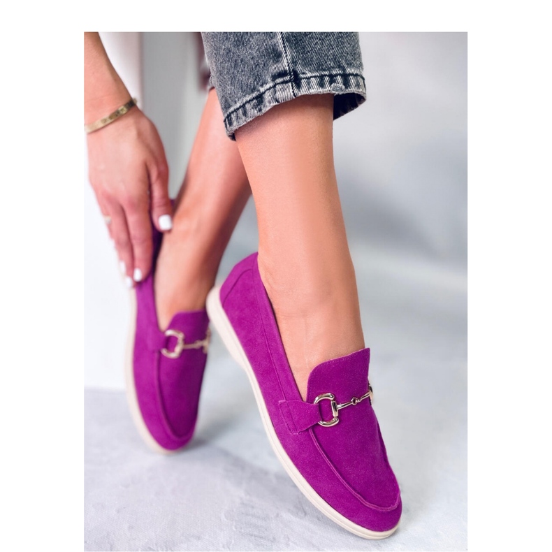 Women's moccasins Fuchsia pink 1