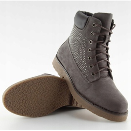 Gray women's trappers HQ896 Gray grey 2