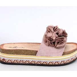 Sandal Flip-flops on a thick, colorful sole Raven Beige - Inello 1