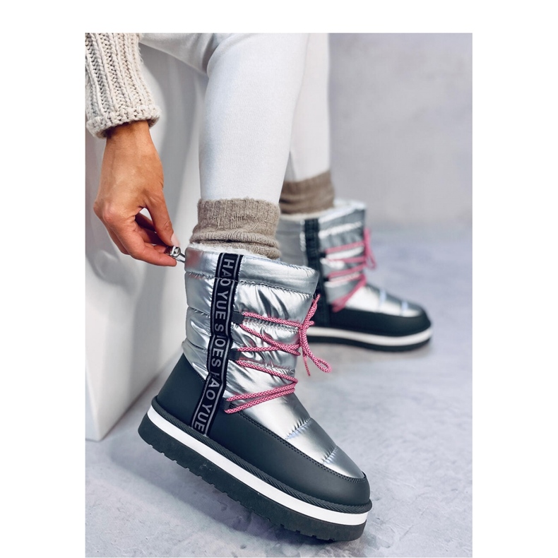 Women's snow boots Archie Silver - Inello grey 2