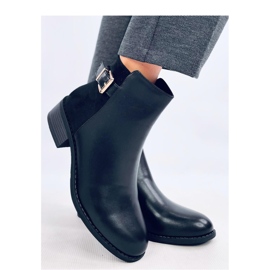 Women's grain-suede Chelsea boots Gammes Black - Inello 2