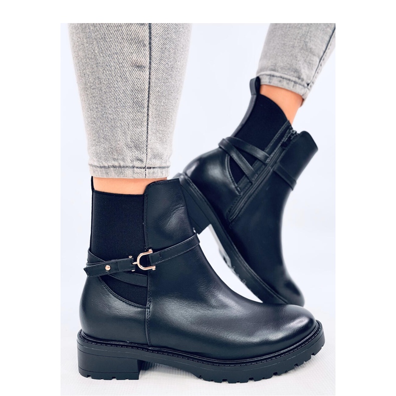 Classic women's Chelsea boots Royle Black - Inello 2
