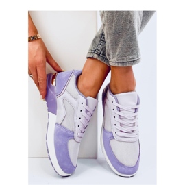 Purple light women's sneakers 1