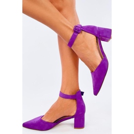 Dacrem LT.PURPLE low-heeled pumps - Inello 2