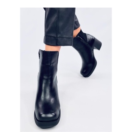 Jarrion Black high-heeled ankle boots - Inello 2