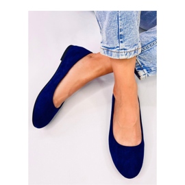 Classic suede ballerinas Blue 1