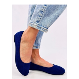 Classic suede ballerinas Blue 2