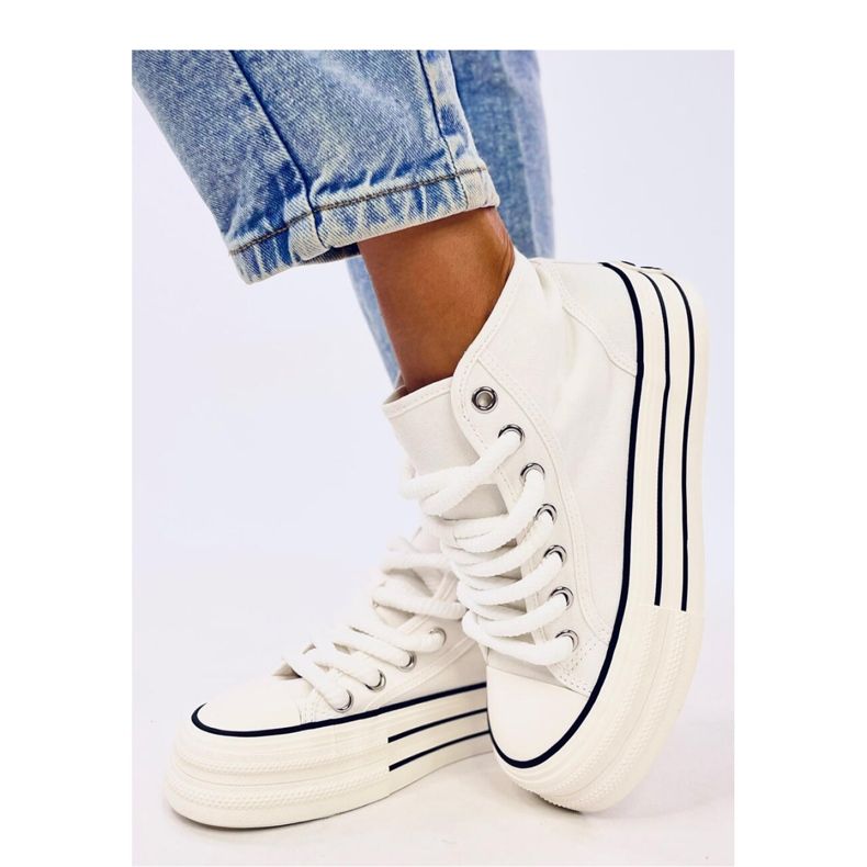 White platform sneakers 1