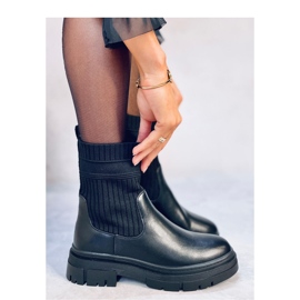 Ankle boots with elastic upper Demus Black - Inello 2