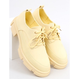 Unna Yellow high-soled moccasins - Inello 1