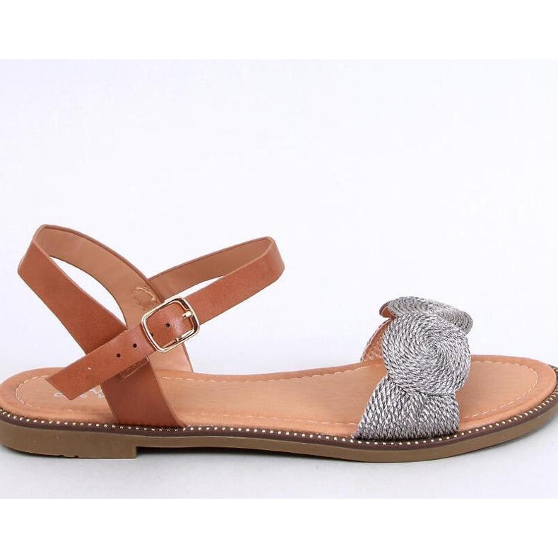 Tavani Tarnish flat sandals - Inello grey 1