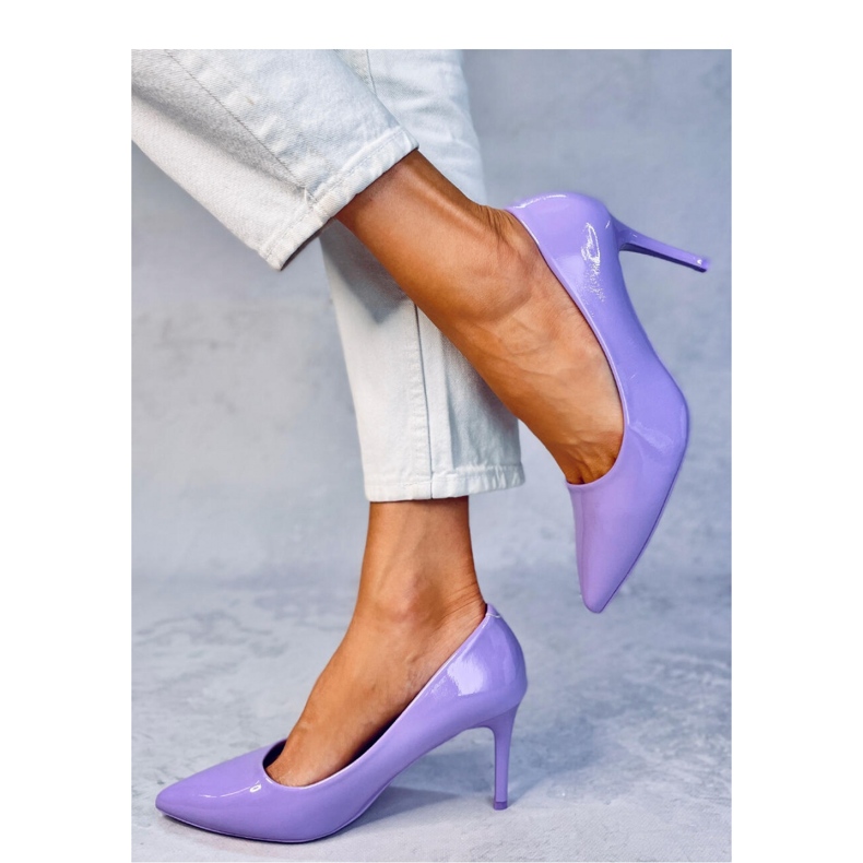 Charlotte Purple patent stiletto pumps - Inello 2