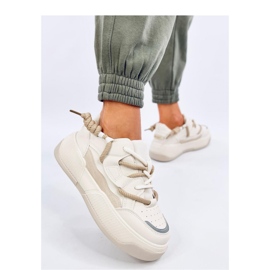 Beige women's sneakers 1