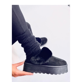 Allod Black platform snow slippers - Inello 2