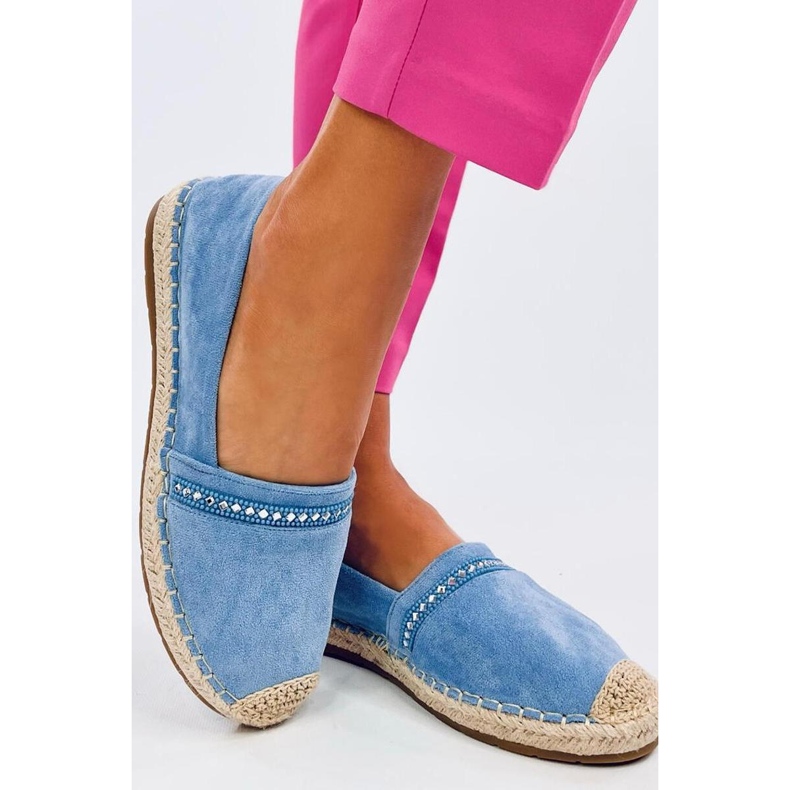 Blue women's espadrilles 1