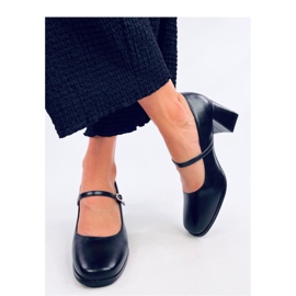 Mary Jane Keefel Black high-heeled pumps - Inello 1 Mary Jane Keefel Black high-heeled pumps - Inello 1