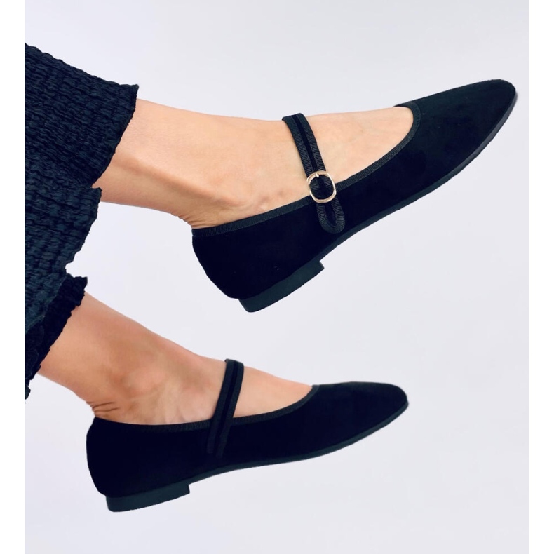 Mary Jane Golins Black ballet flats - Inello 1