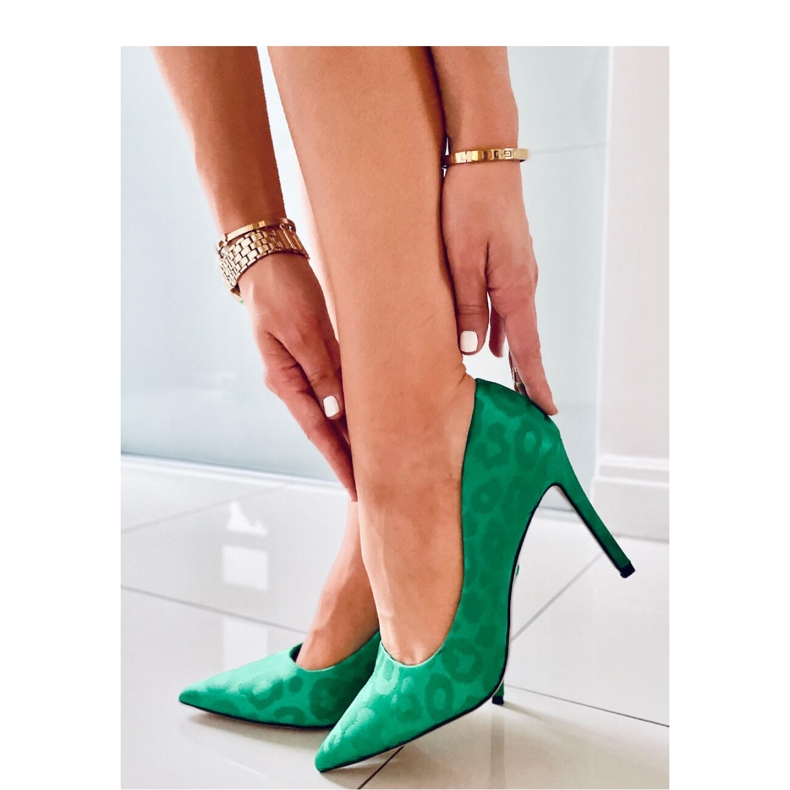 Green women's high heels 2 Green women's high heels 2