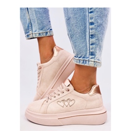 Pastel women's sneakers Akins Pink - Inello 1