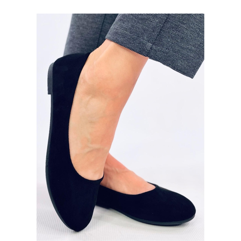 Classic suede ballet flats Sessa Black - Inello 2 Classic suede ballet flats Sessa Black - Inello 2