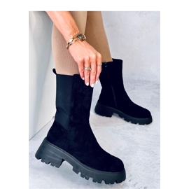 Seuss Black high-top Chelsea boots - Inello 2