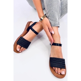 Boho style sandals Black 1